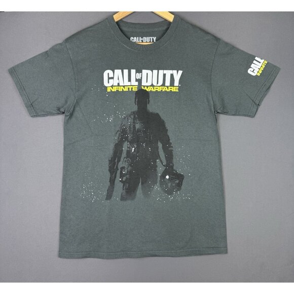 Vintage Y2K Call Of Duty Infinite Warfare XBOX Video Game Promo Medium Tee - Picture 1 of 8